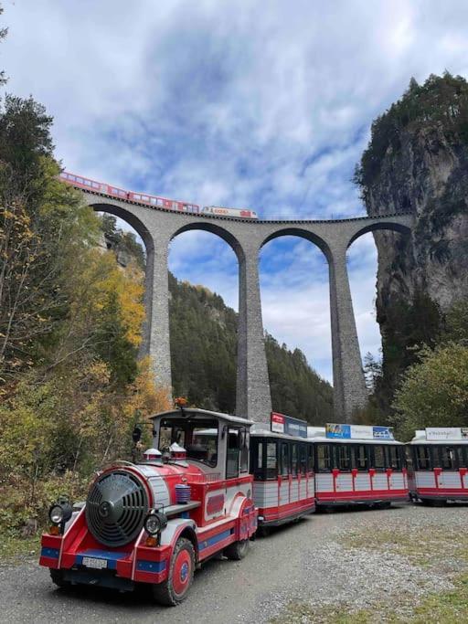 Kleines Bijou In Klosters Platz Bagian luar foto