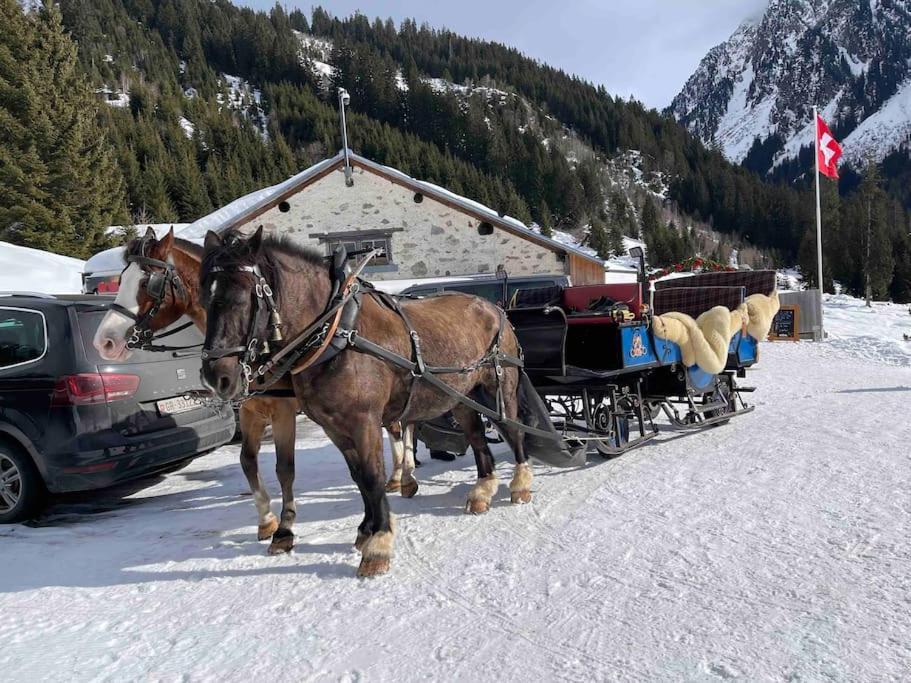 Kleines Bijou In Klosters Platz Bagian luar foto